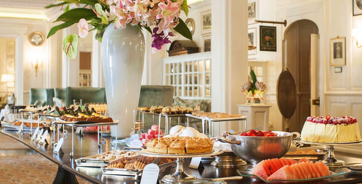 High tea at the Mount Nelson